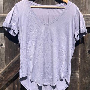V-Neck Short Sleeve Love Tee